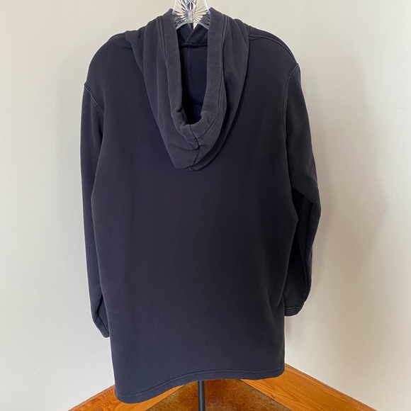 Athleta Yogi High-Low Oversized Hoodie Sweatshirt Black XS - Picture 4 of 13